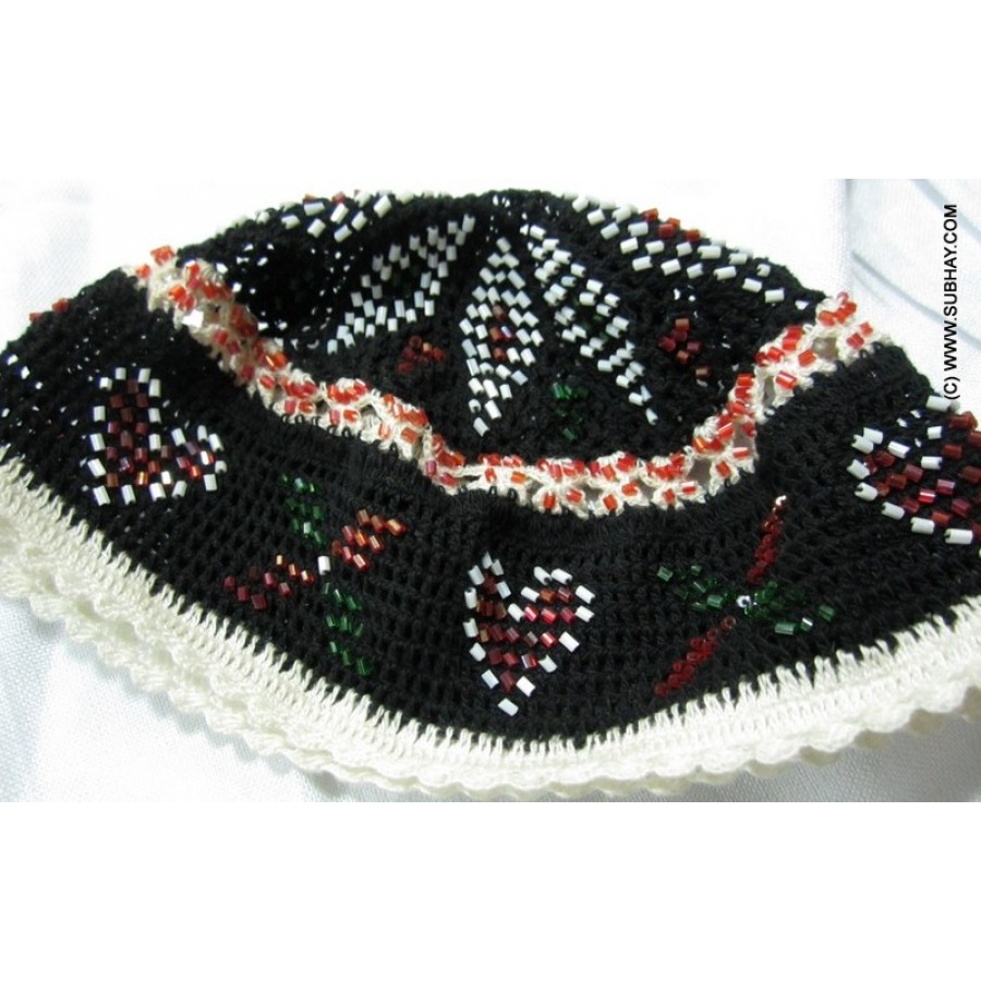 BENGALI HANDMADE KNITTED KUFI / TOPI / CAP BHM-01